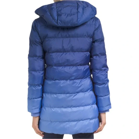 G/FORE *FINAL DROP* Ombre Longline Puffer W/ Removable Hood Jacket NWT - Picture 3 of 7